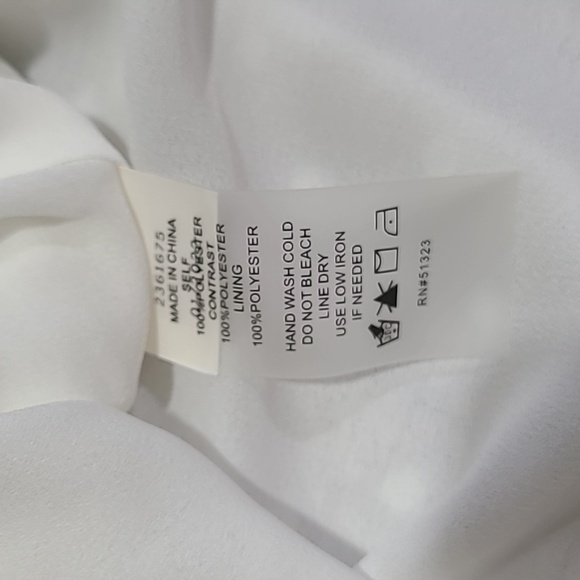 NWT Riley & Rae White Blouse - Picture 10 of 12